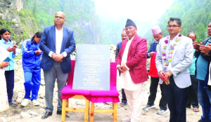 India-funded hospital foundation laid in Nepal’s Manang district