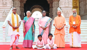 India lives in Ram Rajya as world fights on: Yogi in Ayodhya