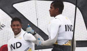 India's Manu Francis, Prince Noble win silver in men's skiff at Asian Games