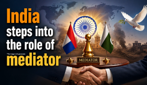 India steps into the role of mediator