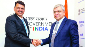 India strikes confident note at Davos summit