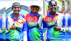 India stun China for recurve team gold in Shanghai World Cup