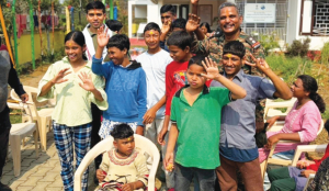 Indian Army celebrates Holi at children home in Assam