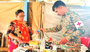 Indian Army conducts medical camps in Bishnupur to mark World Glaucoma Day