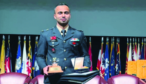 Indian Army major wins two awards at US Army’s advanced training course