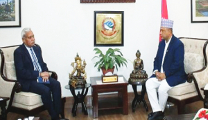 Indian envoy, Nepal’s foreign minister discuss bilateral ties