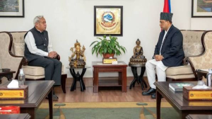 Indian envoy meets Nepal's foreign minister, discusses bilateral ties