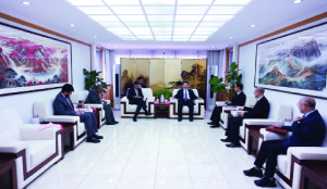 Indian envoy meets official of China Law Society Wang Hongxiang