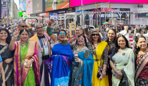 Indian sarees steal the show at New York's Times Square