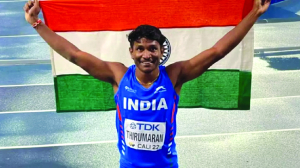 Indian triple jumper Selva Prabhu clinches silver medal at NCAA Indoor Championships