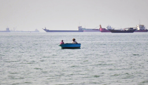 Indian vessel sinks after suspected drone strike off the coast of Oman