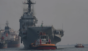 Indonesia welcomes first aircraft carrier, prompting debate over costs, military ambitions
