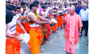Invader can destroy temple but not faith: UP CM Yogi Adityanath