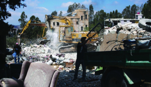 Israel building miles-long earthen barrier inside Gaza