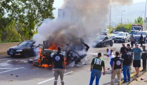 Israeli drone strikes on vehicles in Lebanon kill 12