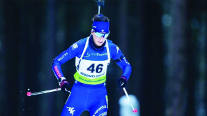 Italian biathlete suspended for positive doping test