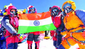 ITBP’s first all-women expedition successfully summits Mt Everest