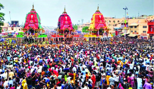 Jagannath chariots reach Puri’s Gundicha temple