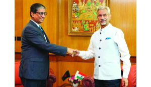 Jaishankar bids farewell to Bangladesh envoy Hamidullah