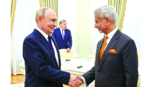 Jaishankar meets Putin in Moscow