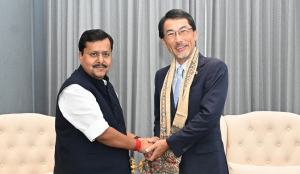 Japanese Envoy Ono meets BJP Chief Nabin, discusses bilateral ties