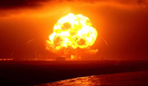 Jeff Bezos Blue Origin New Glenn Rocket explodes during Florida test