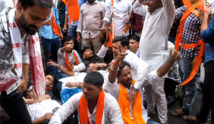 Jharkhand: ABVP clashes with police near CM Soren's home, few detained