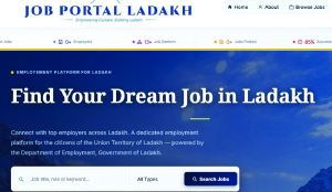 Job portal launched in Ladakh