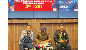 Joint press meet ahead of India vs New Zealand T20