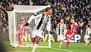 Juventus moves into third place in Serie A