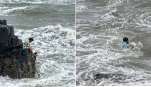 Karnataka tourist dies after being swept away by rough waves at Goa’s Baga Beach