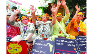 Kashmiri Pandits hold strike, demand separate homeland