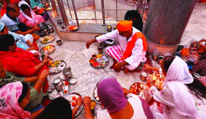Kashmiri Pandits yearn for home at Kheer Bhawani Temple