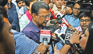 Kejriwal accuses BJP of insulting freedom fighters