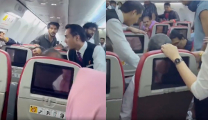 Kerala: Man booked for attempt to murder after trying to force open flight's exit door