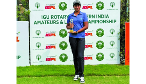 Keya wins Southern India golf title after tense playoff