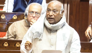 Kharge protests expunging of Rajya Sabha speech portions
