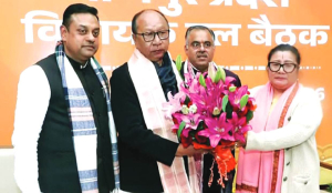 Khemchand elected Manipur BJP legislature party leader