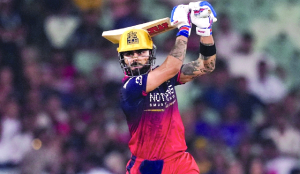 Kohli’s ton helps RCB walk over KKR