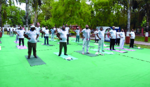 KVIC celebrates 12th International Yoga Day