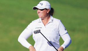 Lauren Coughlin surges through gusty round for a 5-shot lead at Shadow Creek