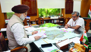 LG Sandhu seeks humane, systematic stray cattle management