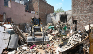 LPG cylinder blast causes house collapse in Delhi’s Mukundpur