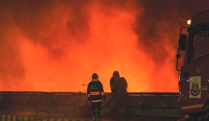 Major fire erupts at NDMC godown under Safdarjung flyover
