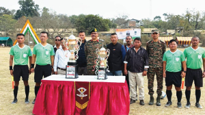 Major Jyotin Singh Memorial Football Trophy starts in Bishnupur