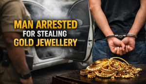 Man arrested for stealing gold jewellery