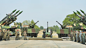 Managing simultaneous threats from the neighbours