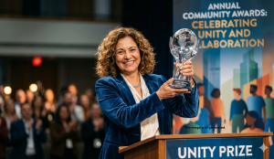 Maria wins unity prize
