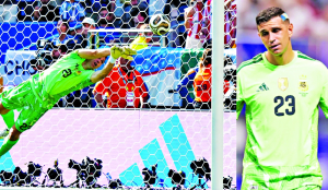 Martinez plays cool in net, even as teammates turn reckless in final