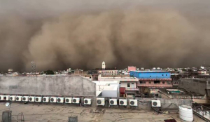 Massive Dust Storm Hits Rajasthan’s Churu, Traffic Disrupted as Visibility Drops Near Zero